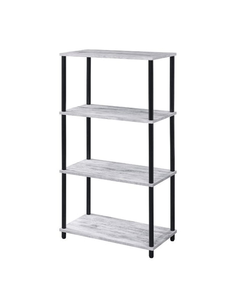 Nypho Industrial Writing Desk & Bookshelf