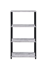 Nypho Industrial Writing Desk & Bookshelf