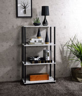 Nypho Industrial Writing Desk & Bookshelf