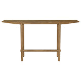 Darius 57" Solid Mango Wood Console Table - Minimalist Entryway Table in Natural – view 3