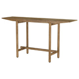 Darius 57" Solid Mango Wood Console Table - Minimalist Entryway Table in Natural – view 4