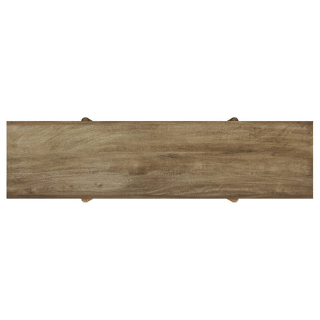 Darius 57" Solid Mango Wood Console Table - Minimalist Entryway Table in Natural – view 10