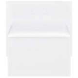 Flora Vanity Set with Touch LED Mirror & Stool - 2 Drawers, Fluted Cabinet in White High Gloss – view 14
