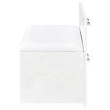 Flora Vanity Set with Touch LED Mirror & Stool - 2 Drawers, Fluted Cabinet in White High Gloss – view 15