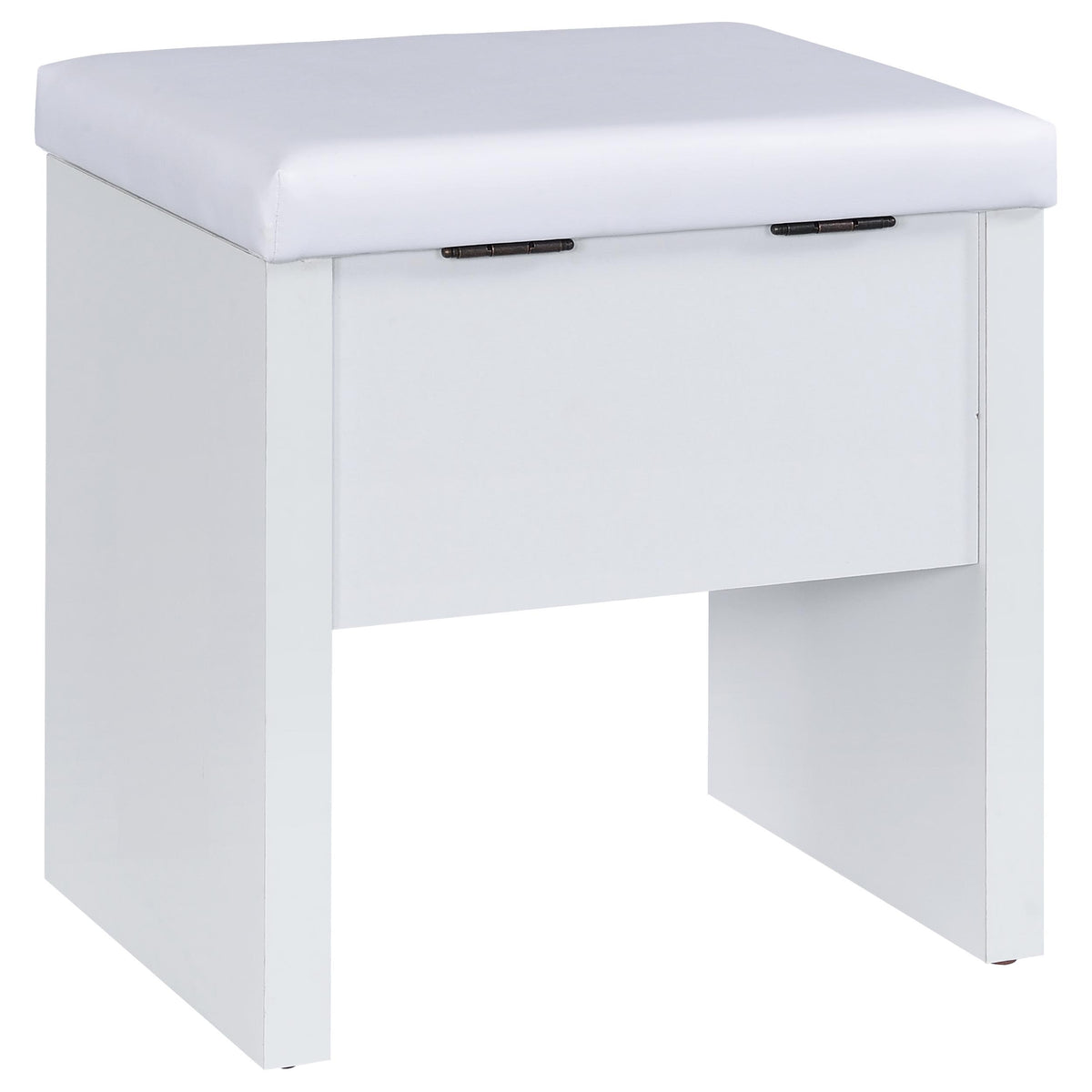 Bunbury Makeup Vanity Set with Mirror & Stool - 2-Drawer Dressing Table in White – view 17