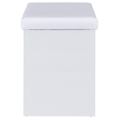 Bunbury Makeup Vanity Set with Mirror & Stool - 2-Drawer Dressing Table in White – view 18