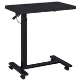 Westpark Pneumatic Adjustable C-Shape Side Table with Casters - 