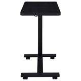 Westpark Pneumatic Adjustable C-Shape Side Table with Casters - Black – view 11