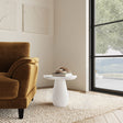 Perth 17" Cloud-Shaped Side Table - Sculptural Modern Accent Table in Off White – view 1