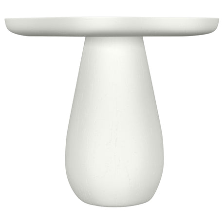 Perth 17" Cloud-Shaped Side Table - Sculptural Modern Accent Table in Off White – view 3