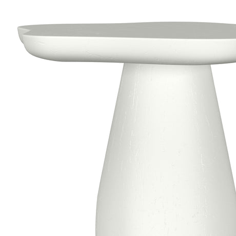 Perth 17" Cloud-Shaped Side Table - Sculptural Modern Accent Table in Off White – view 5