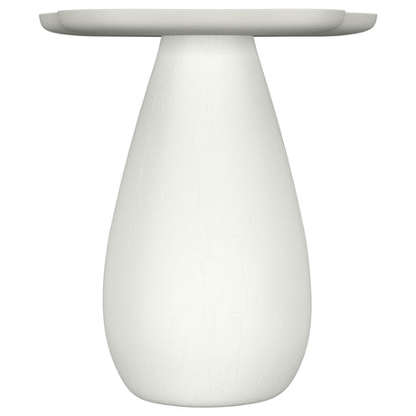 Perth Sculptural Cloud Side Table - Off White Organic Shape Accent Table – view 3