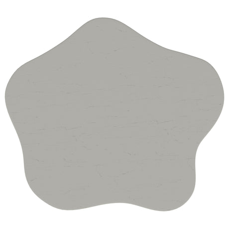 Perth Sculptural Cloud Side Table - Off White Organic Shape Accent Table – view 4