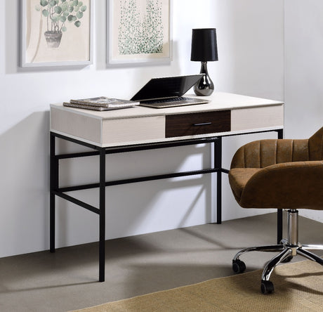 Verster Industrial Lift-Top Writing Desk with USB Port