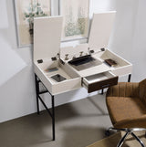 Verster Industrial Lift-Top Writing Desk with USB Port