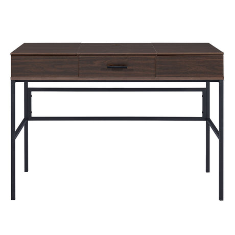 Verster Industrial Lift-Top Writing Desk with USB Port