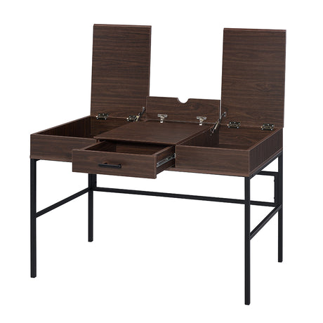 Verster Industrial Lift-Top Writing Desk with USB Port