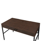 Verster Industrial Lift-Top Writing Desk with USB Port