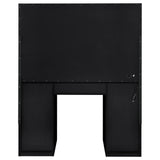 Acena Lighted Vanity Set with 7 Drawers - Hollywood Mirror with 11 Globe Lights in White or Black High Gloss – view 14