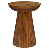 Aureo Round Mango Wood Side Table