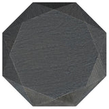 Jacinto Octagonal Solid Mango Wood Side Table - Gemstone-Inspired Facets in Natural or Grey – view 8