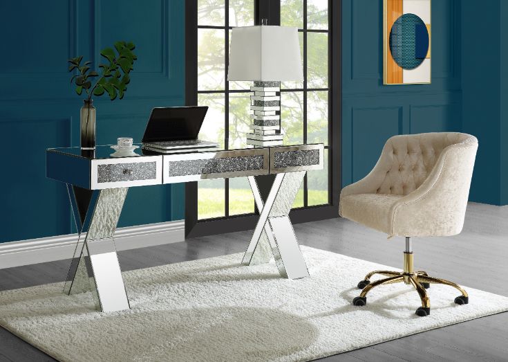Noralie Glam Mirrored Desks