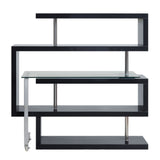 Buck II Swivel Writing Desk with Bookshelf
