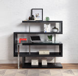 Buck II Swivel Writing Desk with Bookshelf