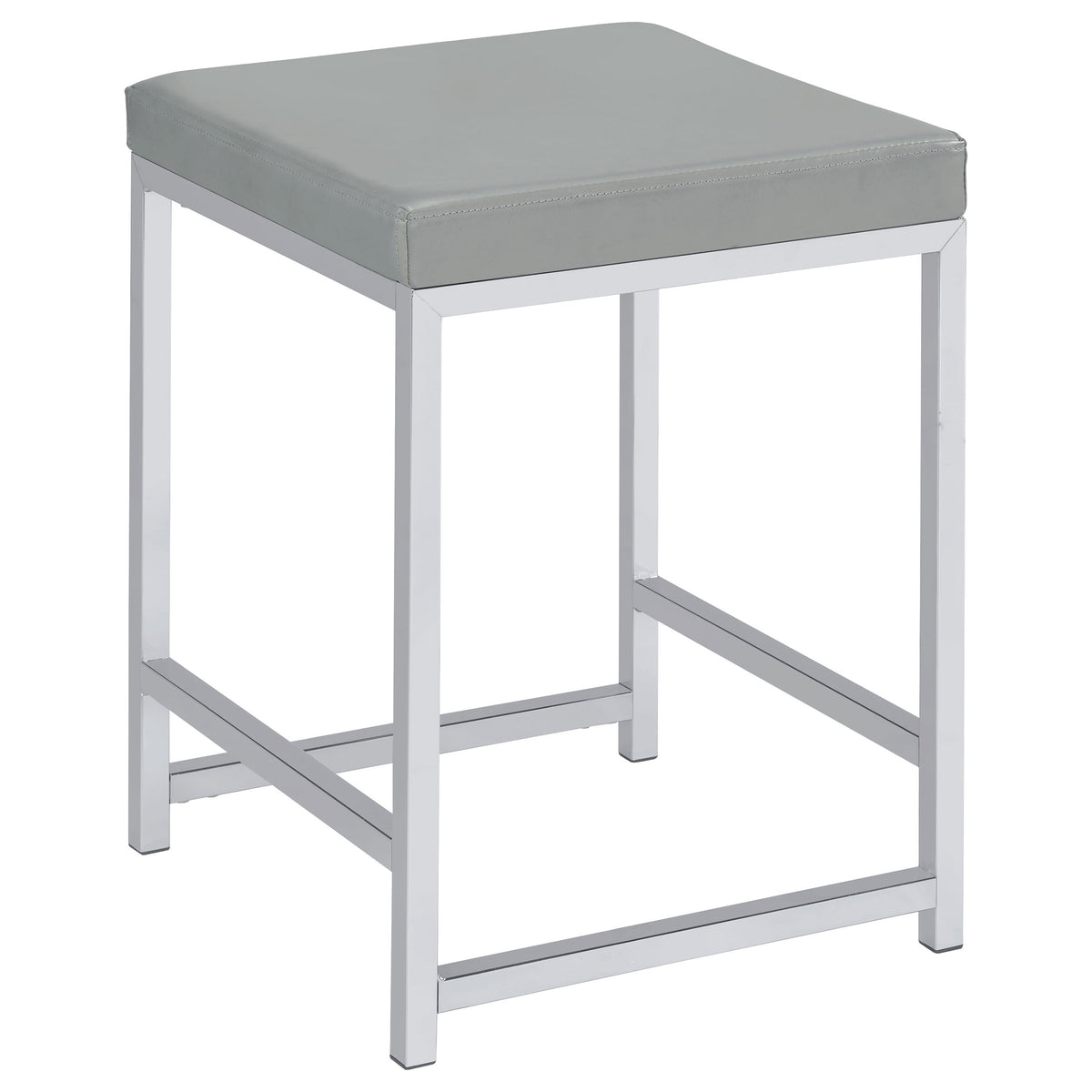 Umbridge Hollywood Vanity Set with LED Bulb Mirror & Stool - Vanity Stool