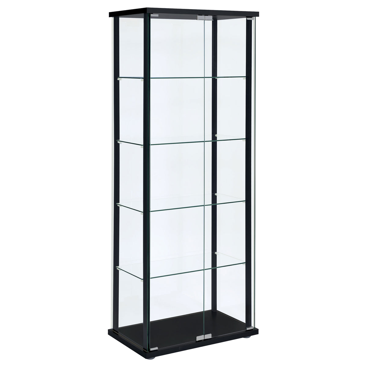 Delphinium Glass Curio Cabinet