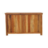 Harper 3-Door, 3-Drawer Accent Cabinet - Handcrafted Solid Reclaimed Wood with Black Ring Pulls – view 6
