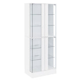 Cabra 4-Door LED Curio Display Cabinet