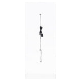 Cabra 4-Door LED Curio Display Cabinet - Tempered Glass with 6 Tiers in White High Gloss – view 10