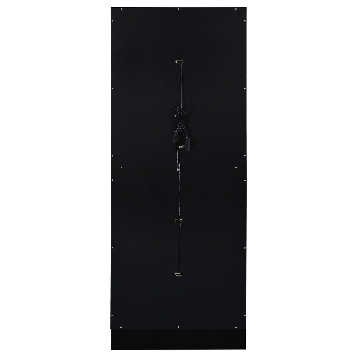 Cabra LED Curio Cabinet - 4-Door Glass Display with 6 Tiers in Black High Gloss – view 10