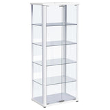 Aero Glass Curio Display Cabinet with Lighting