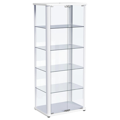 Aero Glass Curio Display Cabinet with Lighting