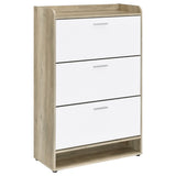 Denia 3-Tier Tilt-Out Shoe Cabinet with Open Shelf