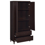 Wadeline 72" Tall Accent Storage Cabinet - 2 Doors & 2 Drawers in Rustic Tobacco – view 3