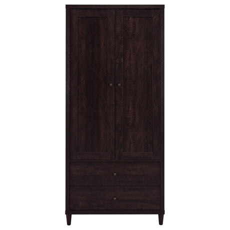 Wadeline 72" Tall Accent Storage Cabinet - 2 Doors & 2 Drawers in Rustic Tobacco – view 4