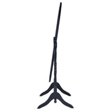 Foyet Adjustable Full Length Cheval Mirror - Oval Pivoting Frame with Curved Legs in Black – view 5