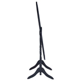 Foyet Adjustable Full Length Cheval Mirror - Oval Pivoting Frame with Curved Legs in Black – view 7