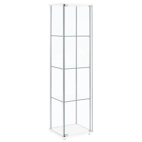 Bellatrix 3-Shelf Glass Curio Cabinet