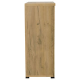 Bristol Shoe Cabinet with Mesh-Panel Doors - Entryway Storage in Golden Oak – view 8