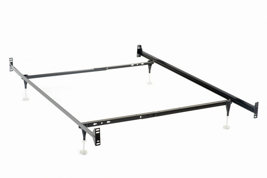 Esme Bolt-On Metal Bed Frame for Headboard & Footboard - Black, Twin/Full, Queen/Eastern King or California King