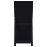 Windrose LED Standing Floor Mirror - 28 x 67" Full-Length with Silver Trim in Black – view 16