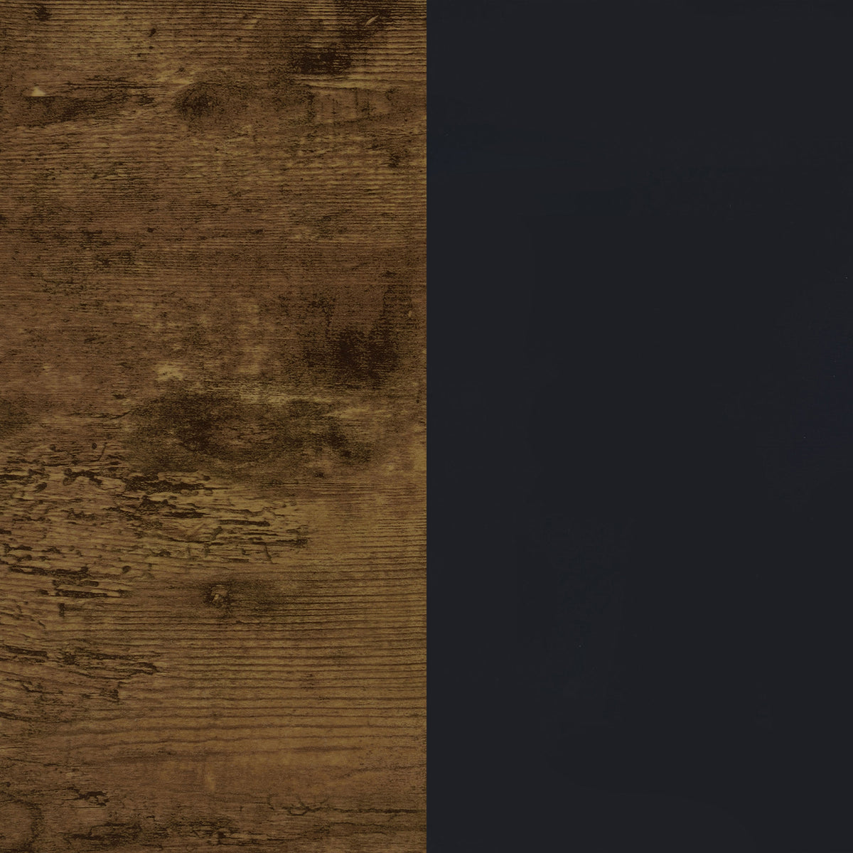 Deepika 4-Panel Folding Room Divider - Rustic Nutmeg Wood Panels with Black Frame – view 7