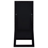 Cadence Full Length Standing Floor Mirror - Shatterproof Tempered Glass in Black Oak Frame – view 4