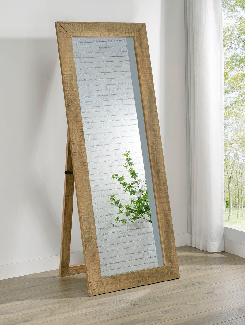 Cadence Full-Length Standing Floor Mirror - Mango Wood Frame with Shatterproof Tempered Glass