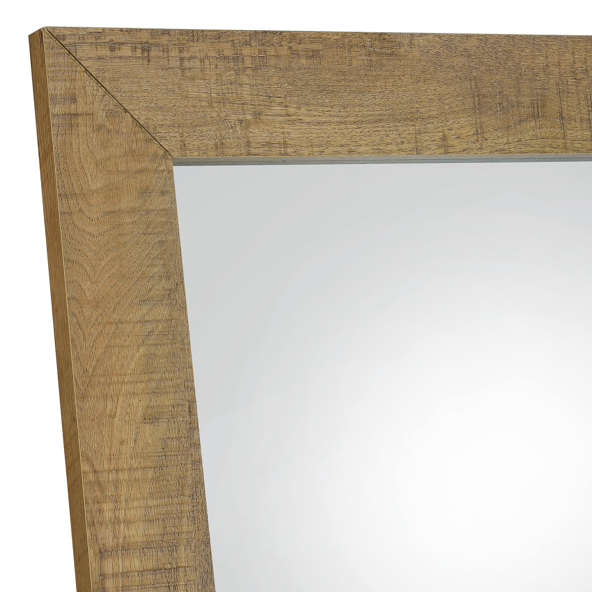 Cadence Full-Length Standing Floor Mirror - Mango Wood Frame with Shatterproof Tempered Glass – view 5