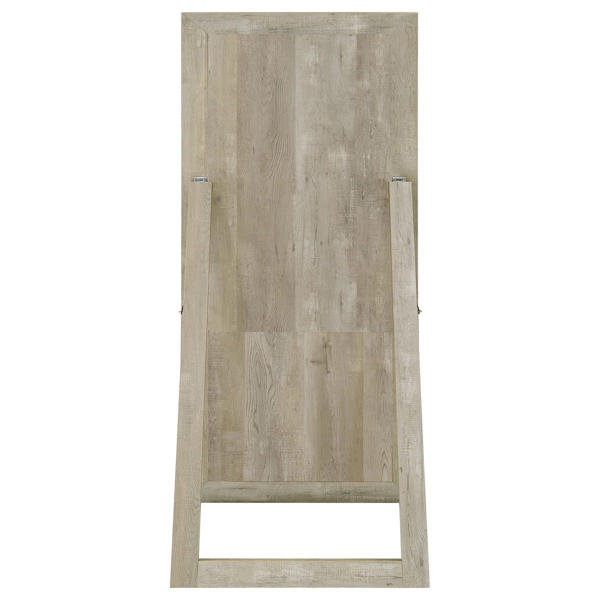 Cadence Full Length Standing Floor Mirror - Shatterproof Tempered Glass in Grey Washed Oak – view 4